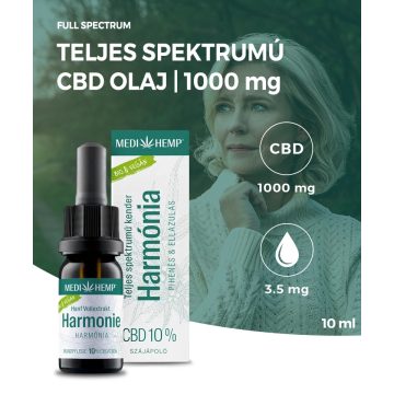 MEDIHEMP Complete 10% CBD olaj | 1000 mg / 10 ml