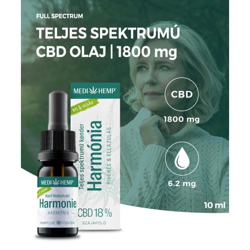 MEDIHEMP Complete 18% CBD olaj | 1800 mg / 10 ml