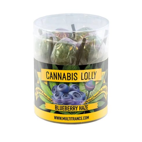Cannabis Lolly Blueberry Haze | Kannabisz nyalóka | 10 db