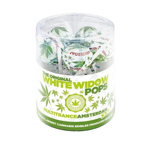 Cannabis White Widow Pops | Kannabisz nyalóka | 10 db