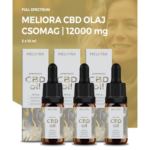 MELIORA Teljes Spektrum 40% CBD csomag | 30ml / 12000mg