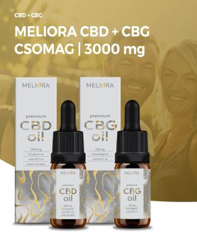 Meliora CBD + CBG csomag | 3000 mg | 20 ml