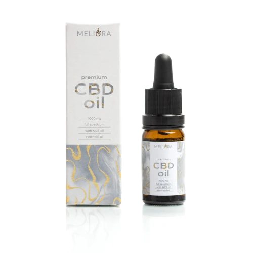 Meliora Teljes Spektrumú 10% CBD olaj | 1000 mg | 10 ml