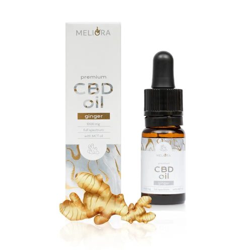 Meliora Teljes Spektrumú 10% CBD olaj | 1000 mg | 10 ml - Gyömbér