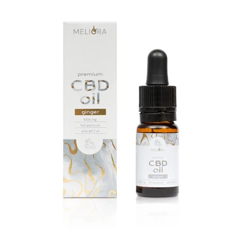 Meliora Teljes Spektrumú 10% CBD olaj | 1000 mg | 10 ml - Gyömbér