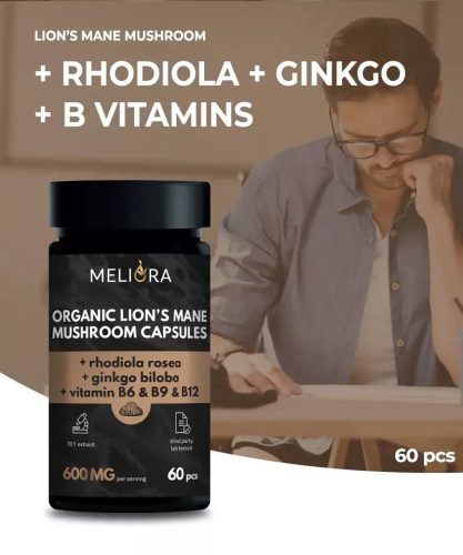 Meliora Lion's mane | Komplex süngomba kapszula  | 60 db