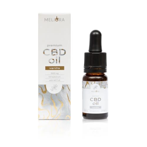 Meliora Teljes Spektrumú 10% CBD olaj | 1000 mg | 10 ml - Vanília