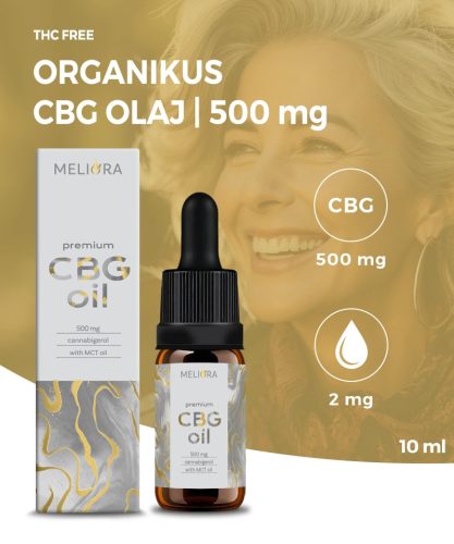 Meliora 5% CBG olaj | 500 mg | 10 ml