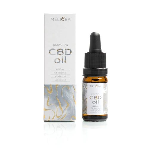 Meliora Teljes Spektrumú 40% CBD olaj | 4000 mg | 10 ml