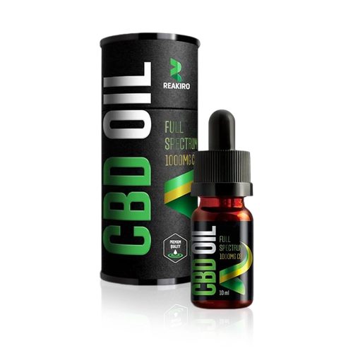 Reakiro Teljes Spektrumú 10% CBD olaj | 1000 mg | 10 ml