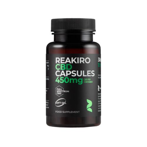 Reakiro CBD kapszula | 30 db | 450 mg