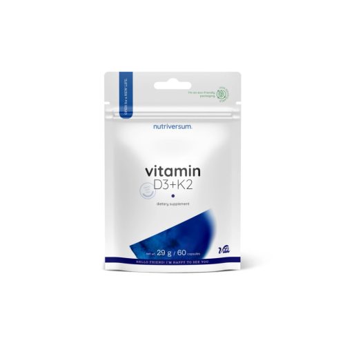 Nutriversum Vitamin D3 + K2 kapszula | 60 db
