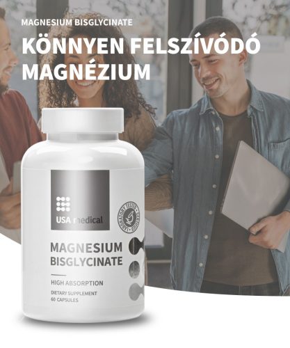 USA medical Magnézium biszglicinát kapszula | 60 db