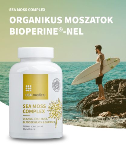 USA medical Sea Moss Complex organikus moszatok kapszula | 60 db