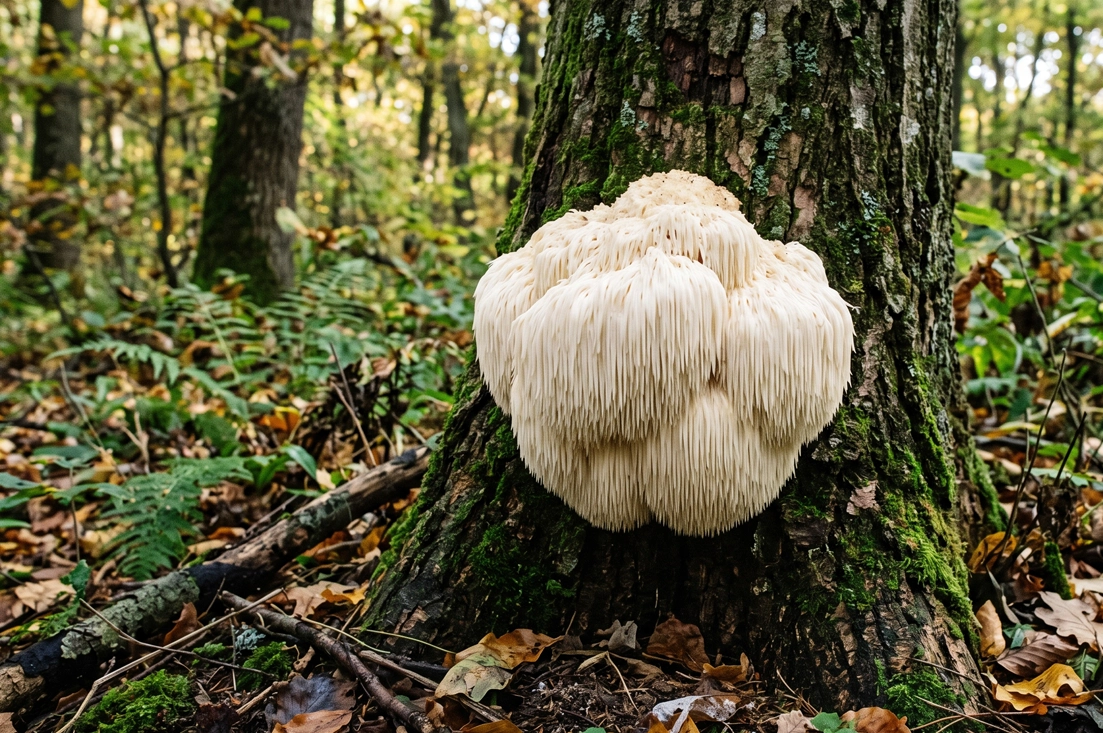 Lion's Mane, Süngomba (Hericium erinaceus)